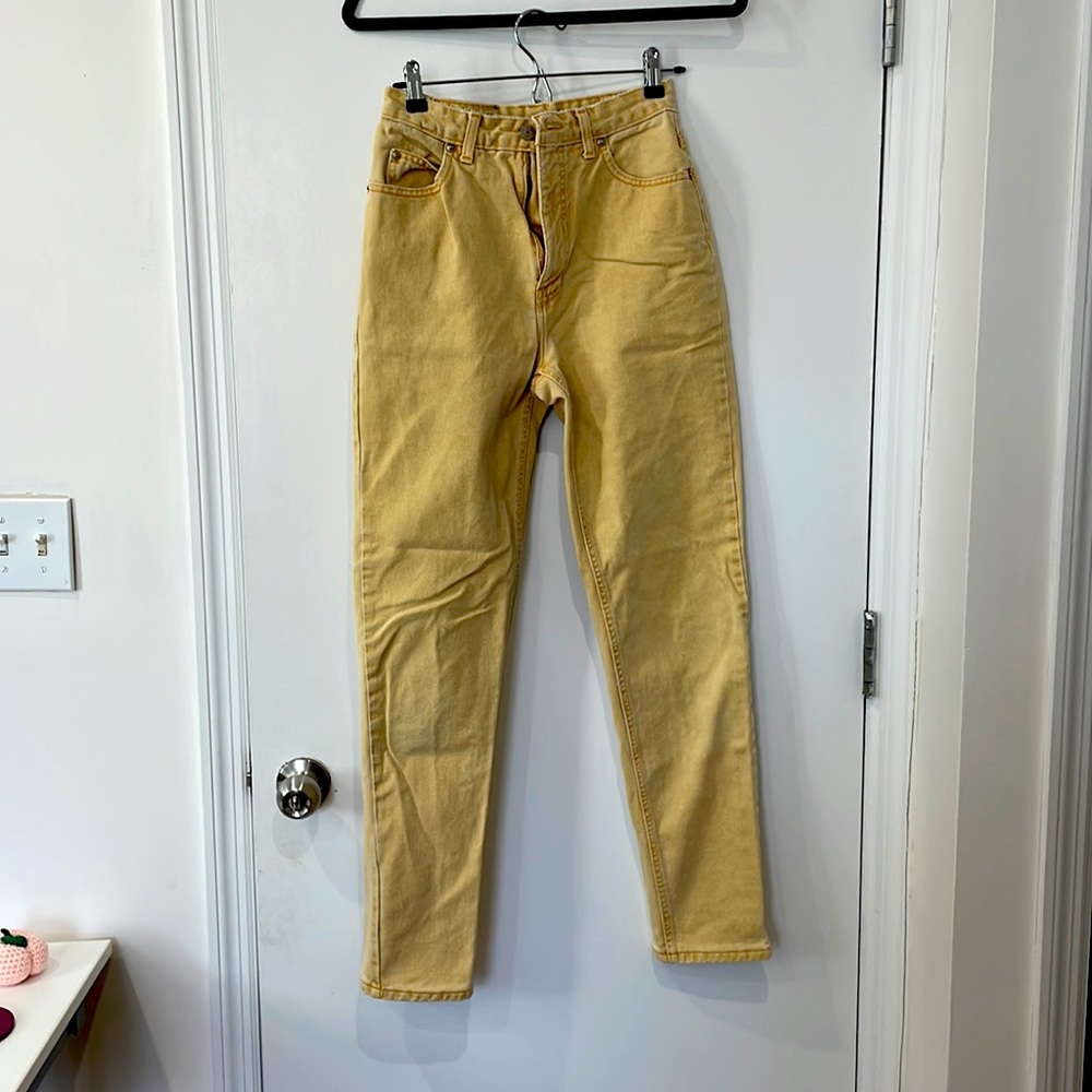 Vintage Banana Republic Safari & Travel, light yellow, size 8